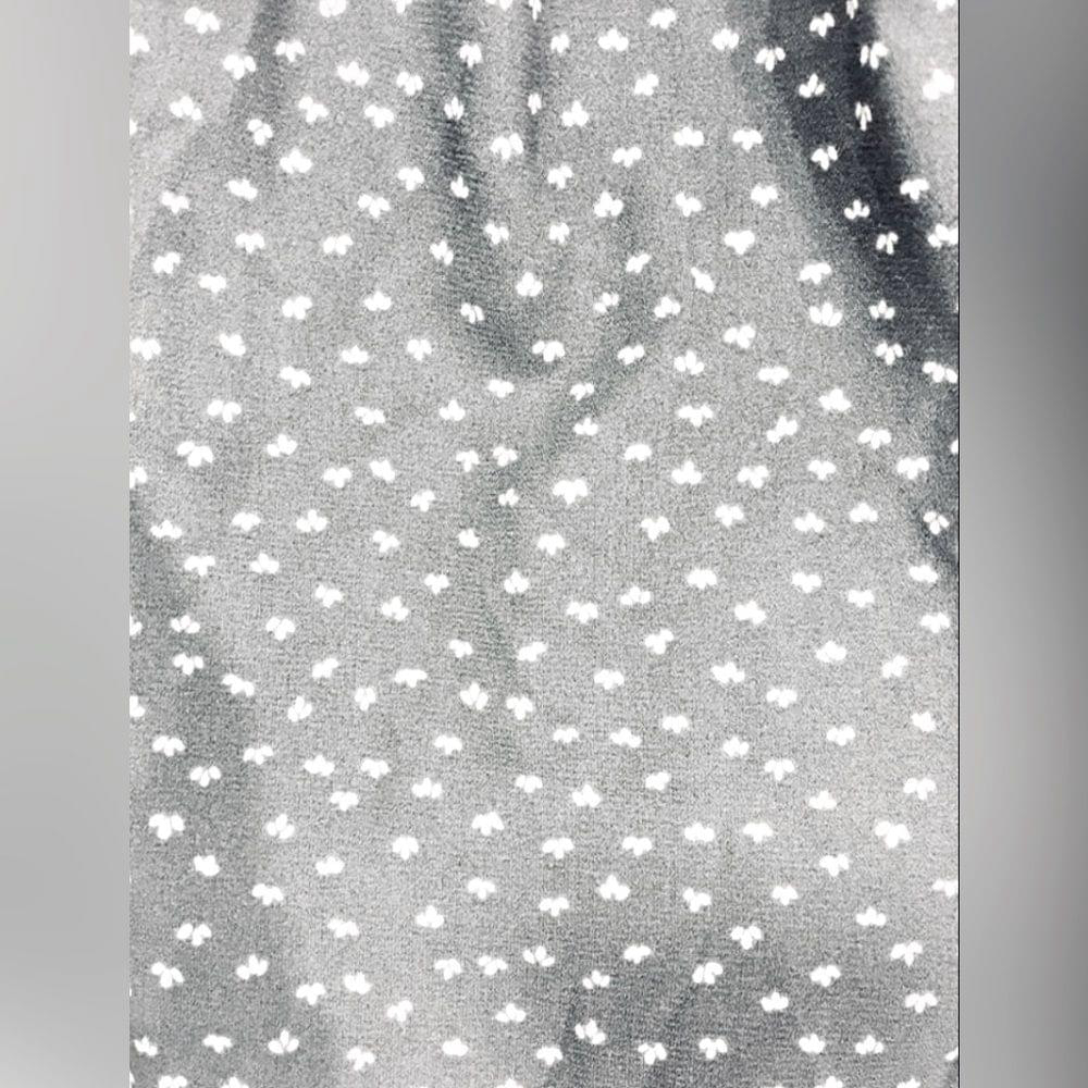Lauren Conrad grey dress with white polka dots - Picture 2 of 5